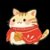 Стикер 2 Cute Cat Balls