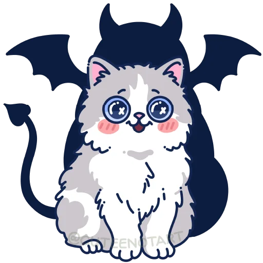 🐱 Стикер «cute cat (no text)» для Telegram