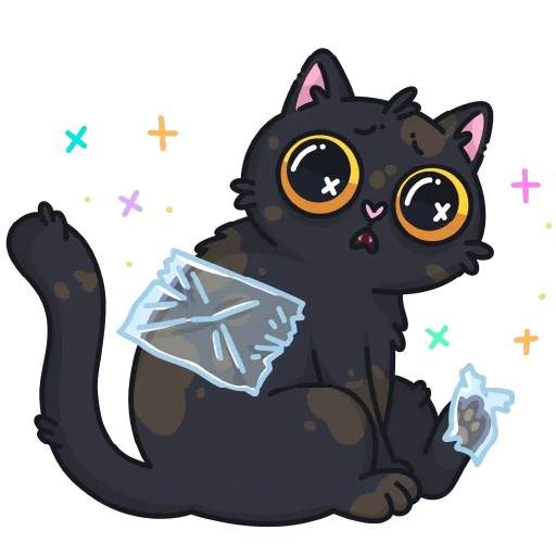 🐱 Стикер «cute cat (no text)» для Telegram