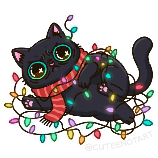 🐱 Стикер «cute cat (no text)» для Telegram