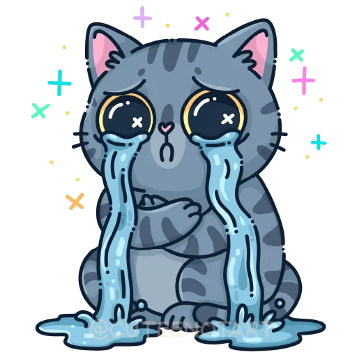 🐱 Стикер «cute cat (no text)» для Telegram