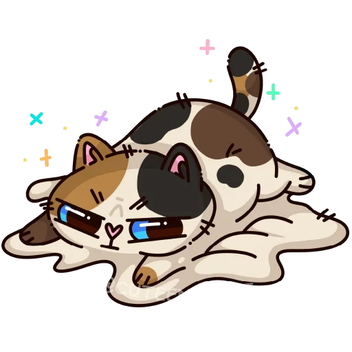 🐱 Стикер «cute cat (no text)» для Telegram