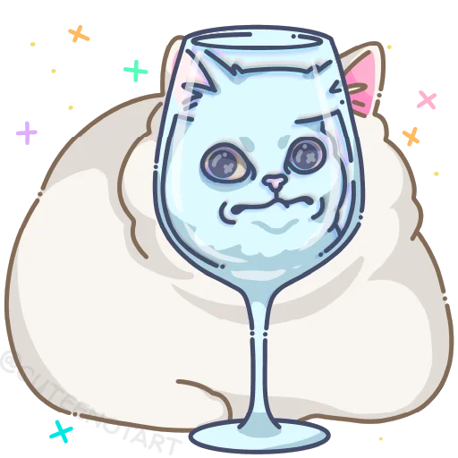 🐱 Стикер «cute cat (no text)» для Telegram