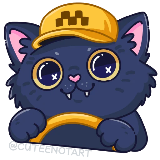 🐱 Стикер «cute cat (no text)» для Telegram