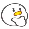 Стикер 55 🐤 Cute chick - гусь и цыплёнок