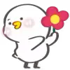 Стикер 61 🐤 Cute chick - гусь и цыплёнок