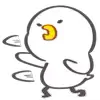 Стикер 60 🐤 Cute chick - гусь и цыплёнок