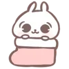 Стикер 9 💕 Christmas bunny