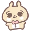 Стикер 5 💕 Christmas bunny