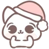 Стикер 18 💕 Christmas bunny