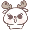 Стикер 8 💕 Christmas bunny