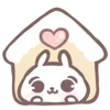 Стикер 6 💕 Christmas bunny