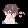 Стикер 7 🥰 Видеоанимированный набор эмоджи с парочкой