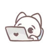 Стикер 9 Китик  ૮ა