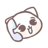 Стикер 15 Китик  ૮ა