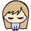 Стикер 29 Cute Lady