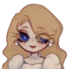 Стикер 54 Cute Lady