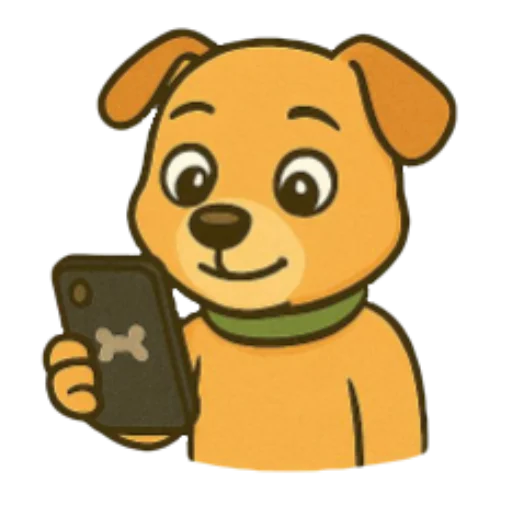 ☎️ Стикер «Cute Milka» для Telegram