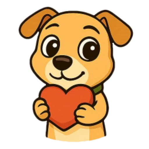 ❤️ Стикер «Cute Milka» для Telegram