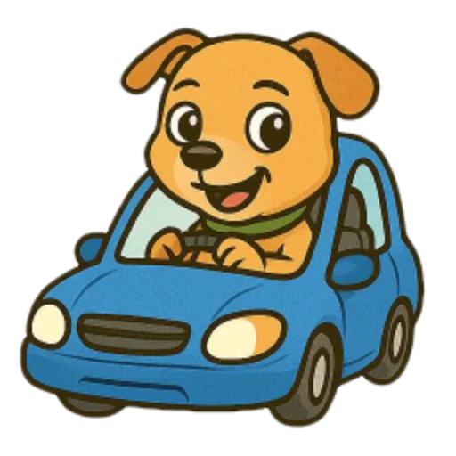 🚘 Стикер «Cute Milka» для Telegram