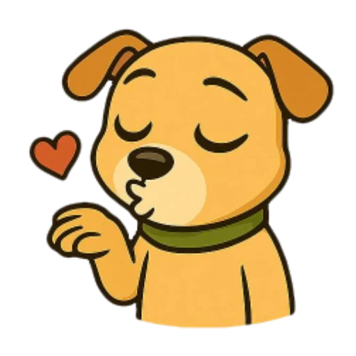 😘 Стикер «Cute Milka» для Telegram