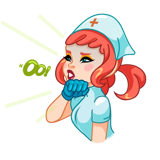 Стикер 4 Cute Nurse