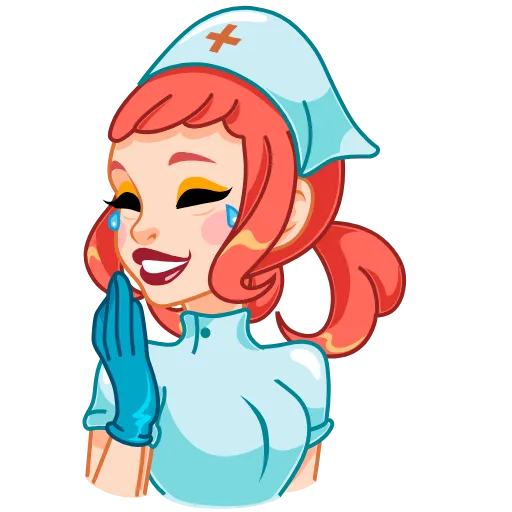 Стикер 2 Cute Nurse