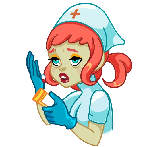 Стикер 15 Cute Nurse