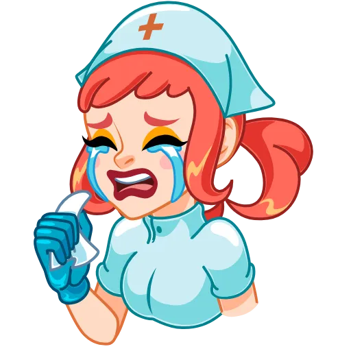 Стикер 6 Cute Nurse