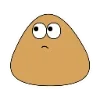 Стикер 10 🥰 Набор эмоджи с милым Пу из игры «Pou»