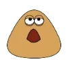 Стикер 15 🥰 Набор эмоджи с милым Пу из игры «Pou»