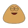 Стикер 5 🥰 Набор эмоджи с милым Пу из игры «Pou»