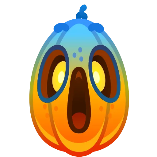 Стикер 20 Cute Pumpkin Emoji
