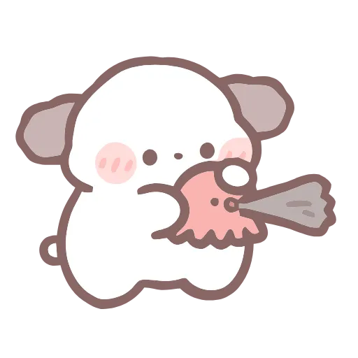 🐶 Эмодзи «Cute Dog -» для Telegram