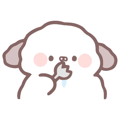 🐶 Эмодзи «Cute Dog -» для Telegram