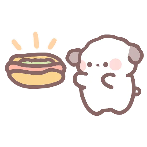 🐶 Эмодзи «Cute Dog -» для Telegram