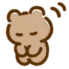 Стикер 18 🥛 Cute Rabbit Emotion