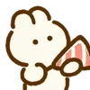 Стикер 26 🥛 Cute Rabbit Emotion