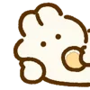 Стикер 19 🥛 Cute Rabbit Emotion
