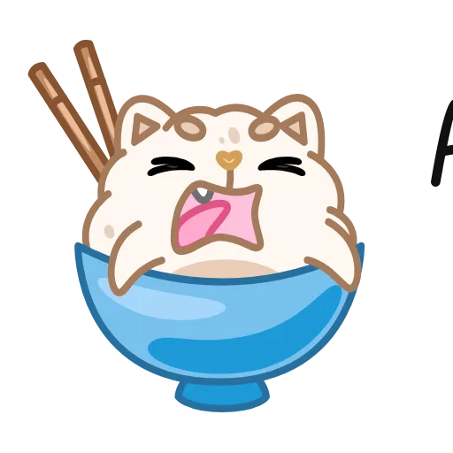 Стикер 6 Cute Rice
