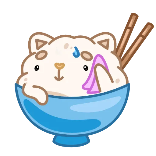 Стикер 15 Cute Rice