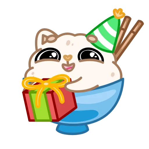Стикер 19 Cute Rice