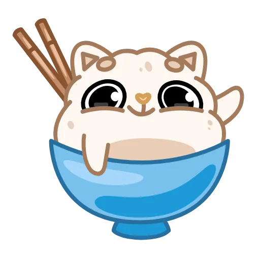 Стикер 18 Cute Rice