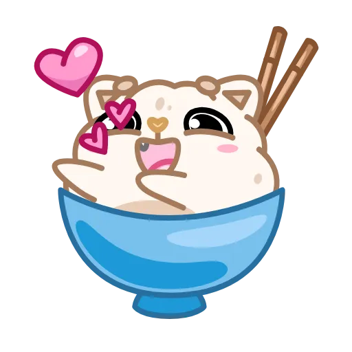 Стикер 5 Cute Rice