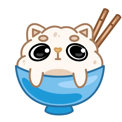 Стикер 2 Cute Rice
