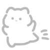 Стикер 31 💗 white cat - белый котик