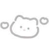 Стикер 35 💗 white cat - белый котик
