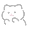Стикер 21 💗 white cat - белый котик