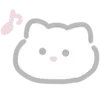 Стикер 6 💗 white cat - белый котик
