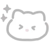 Стикер 10 💗 white cat - белый котик